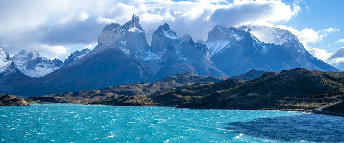 Mountain peaks in Chile